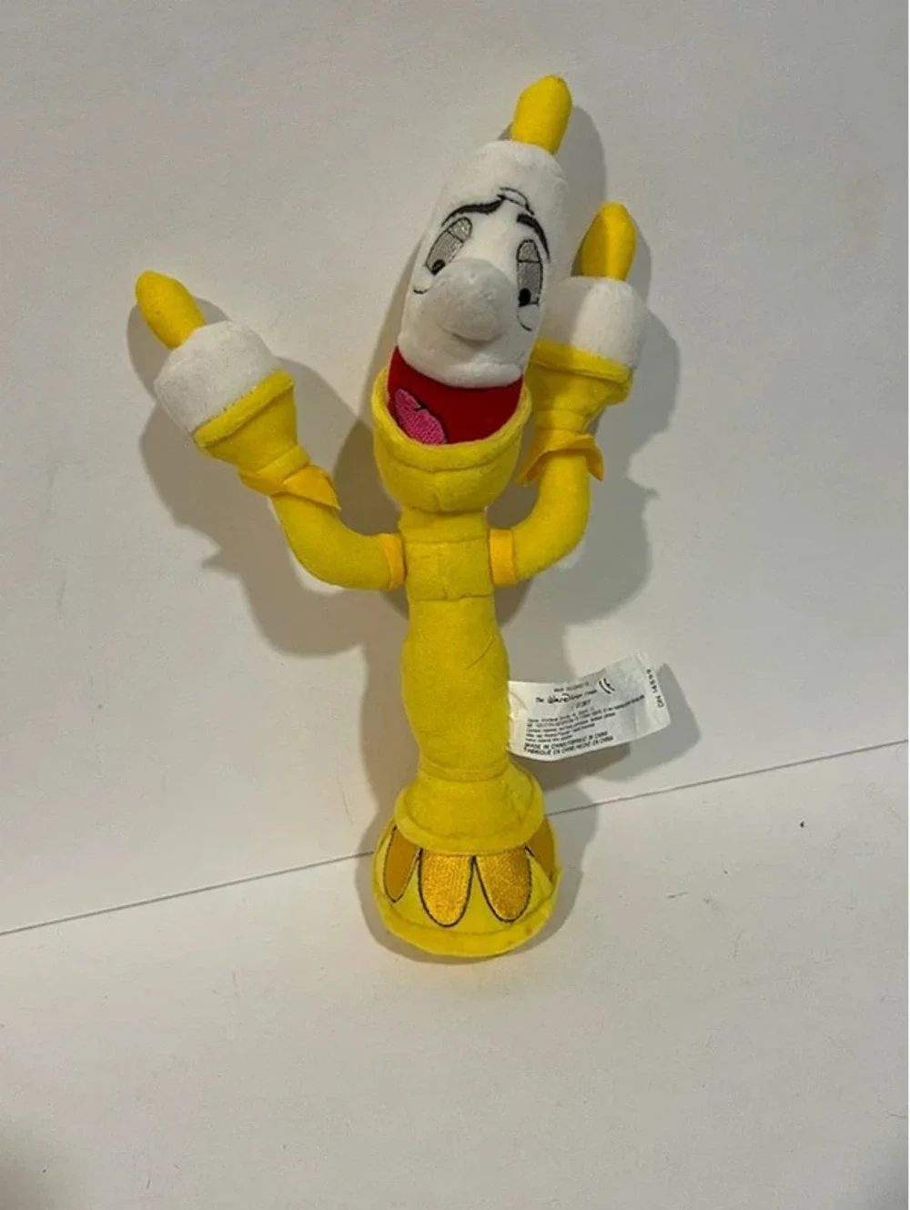 Disney Store Lumiere Beauty and The Beast Candlestick Candle 12